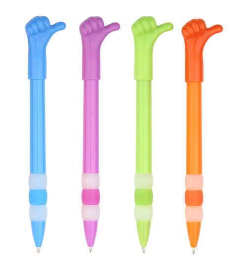 Festival promotional finger shape gift pen,finger style advertising promo ball pen