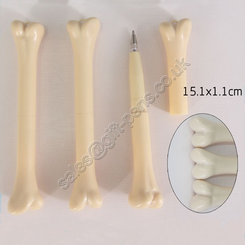 bone style promotional ball pen,plastic bone ballpoint pen