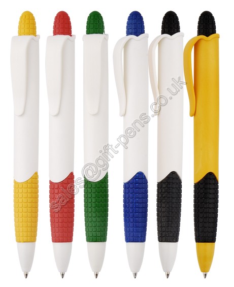 retractable eco green style corn starch degradable ball pen,green ballpoint pen