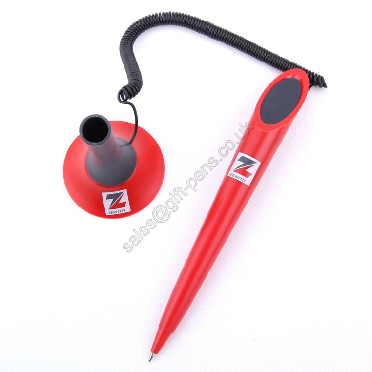 slogan printed promtional desk counter ball pen with logo printing
