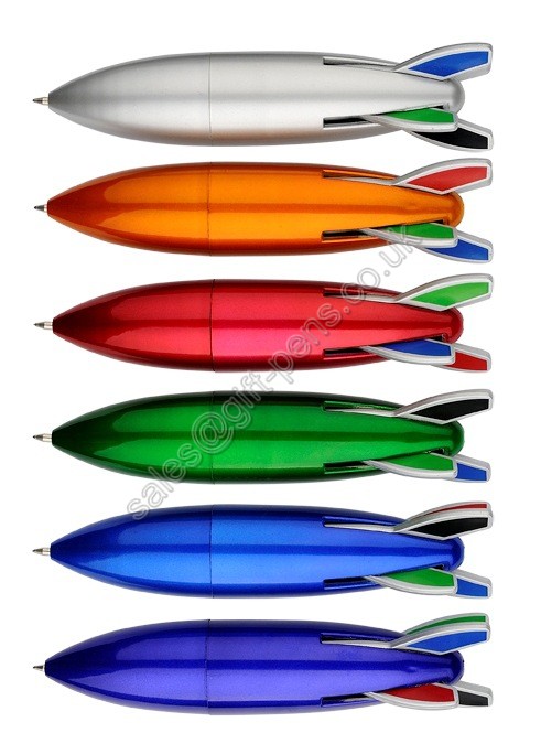 promotional gift wholesale rocket shaped plastic ball pen,rocket ball point pen