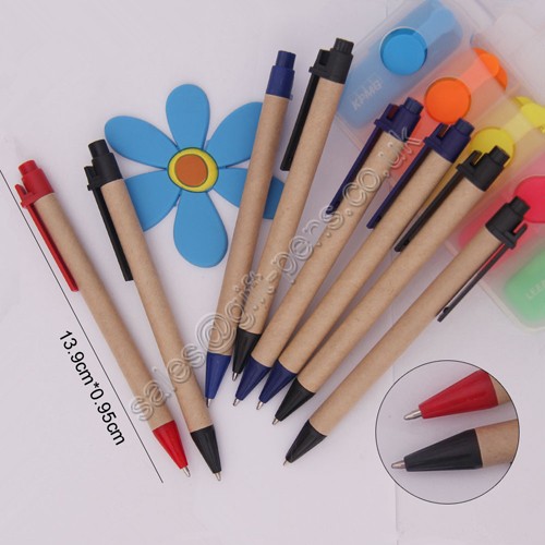 Dollar item promotional gift recycle promo ball pen