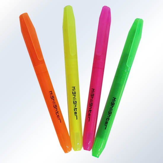dollar store items school & office clear body highlighter marker pens