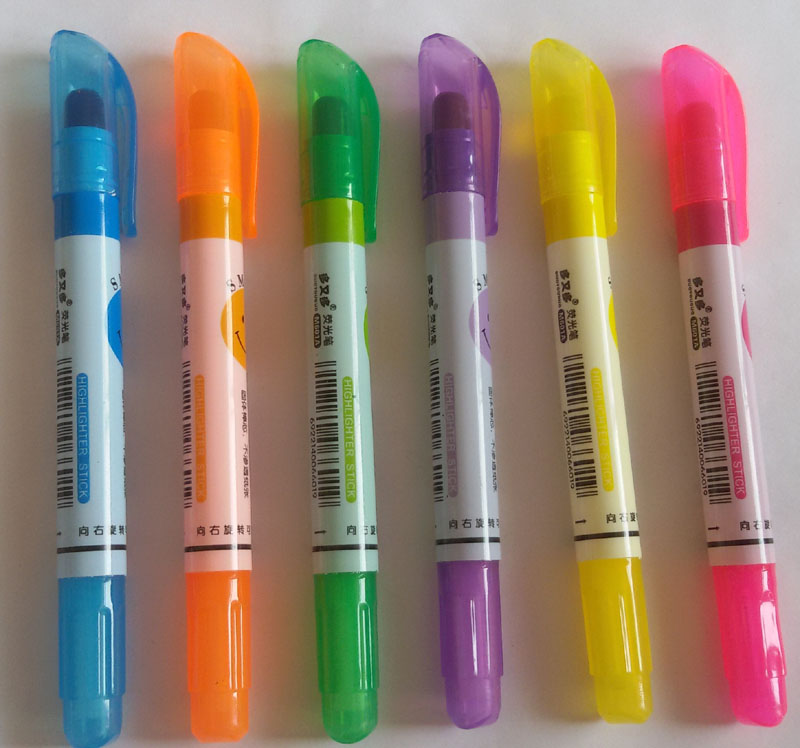 gel crayon twist solid highlighter