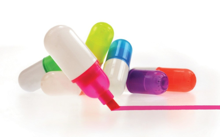 toy item pill highlighter,capsule highlighter