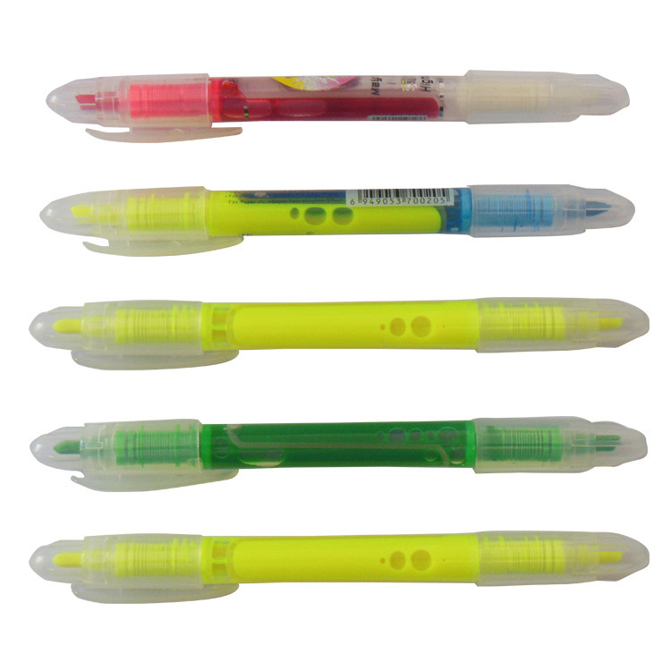 school liquid ink two tip stationery highlighter