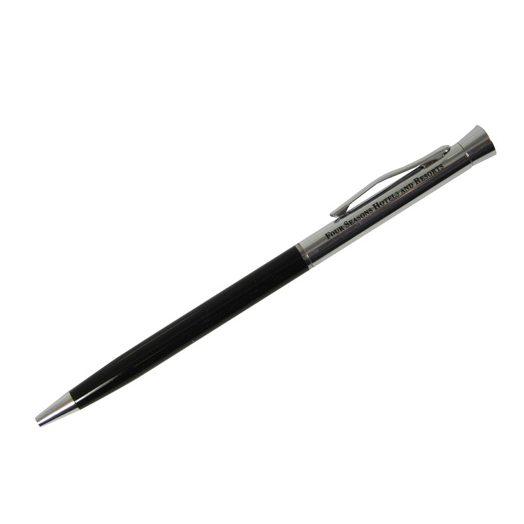 metal four season hotel and resort logo pen,fourseason hotel metal ball pen