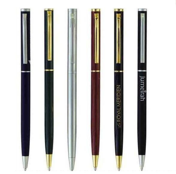 jumeirah hotel metal logo pen,jumeirah logo printed metal promotion pen