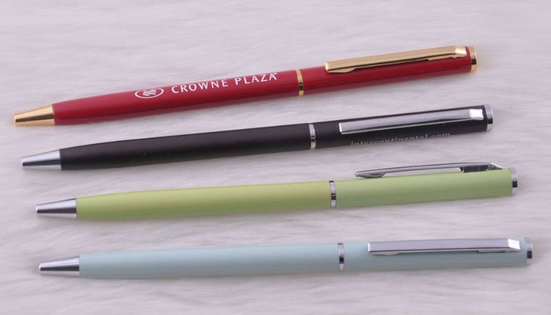 slim crowne plaza hotel use metal pen,crowne plaza metal pen