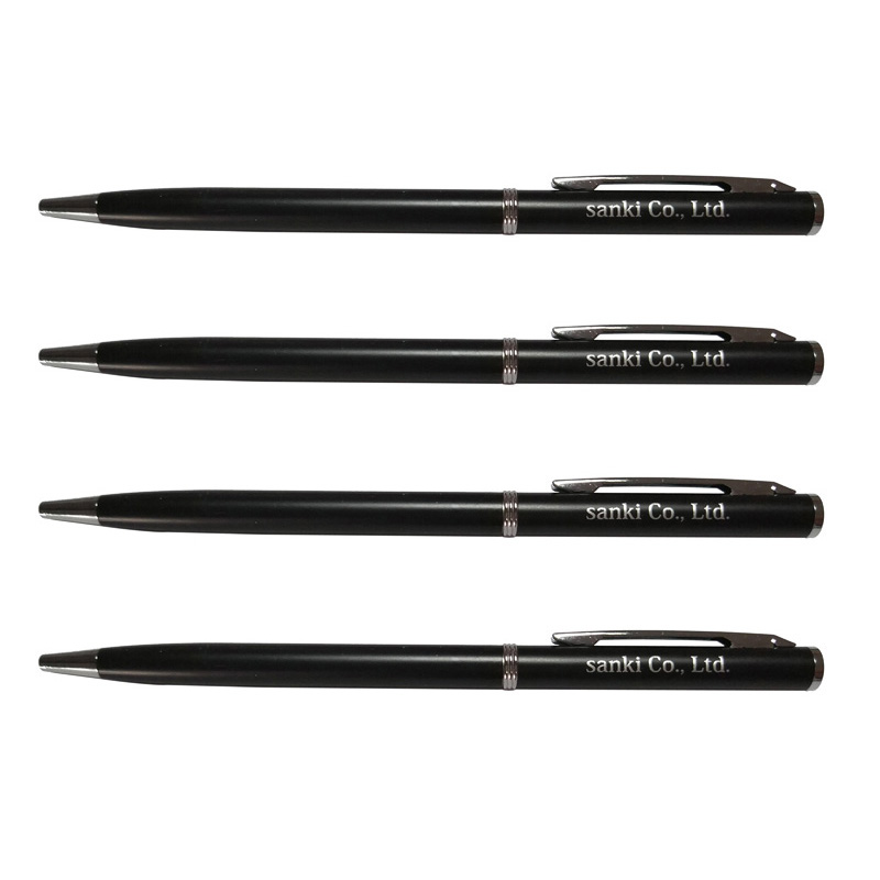 company use gift logo engraved metal advertising pen