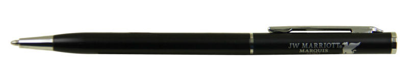 JW Marriott hotel metal promotional pen,advertising hotel metal ball pen