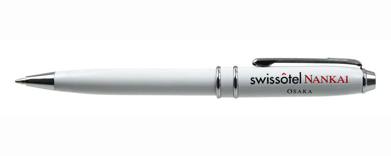 Swissotel Hotels & Resorts metal ballpoint pen, printed hotel gift ball pen
