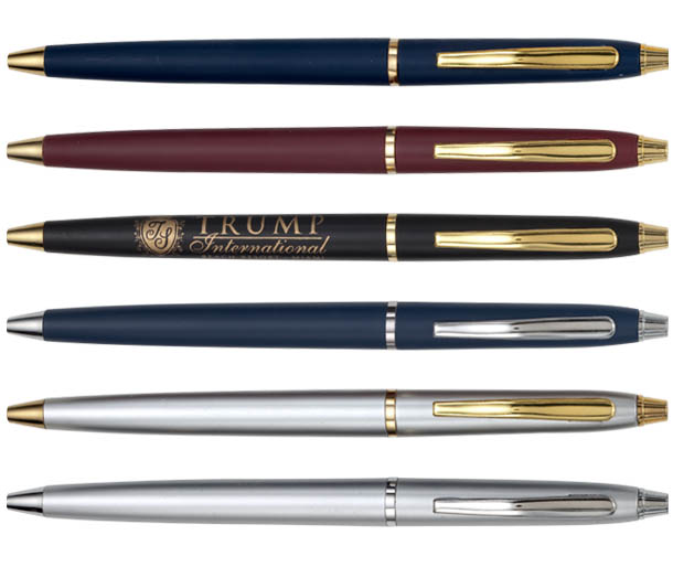 trump hotel printed plastic ballpoint pen