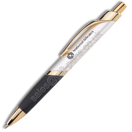 Wholesale Soft Grip triangular metal ballpoint pen,Giveaways metal pen