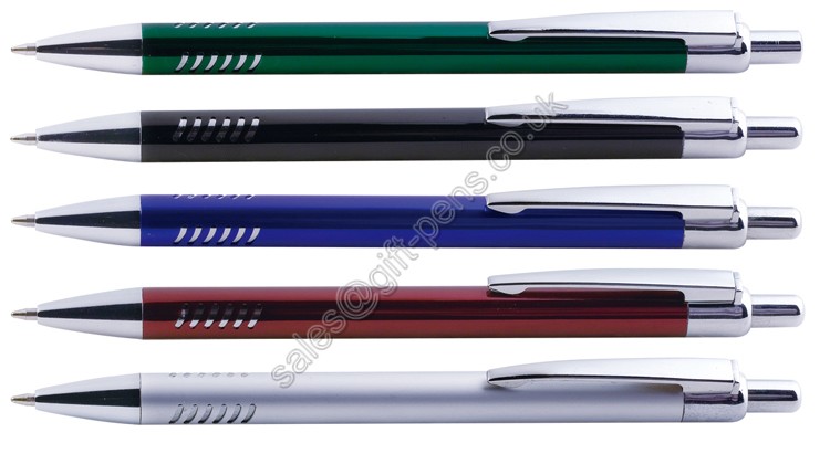 Cheap Promotional Pen wholesale Aluminum barrel logo printed metal pen