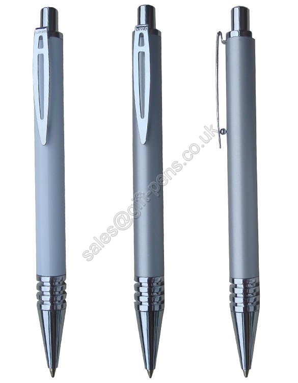 Best selling popular promotional logo imprinted white color ball pen,promotional metal pen