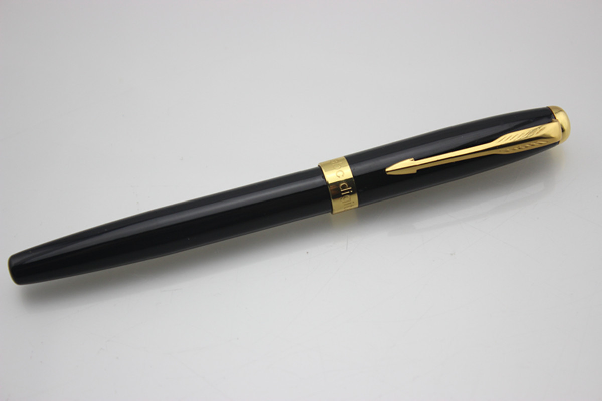 High Quality Personalized black Metal Roller Pen,gift Custom Ball Pen