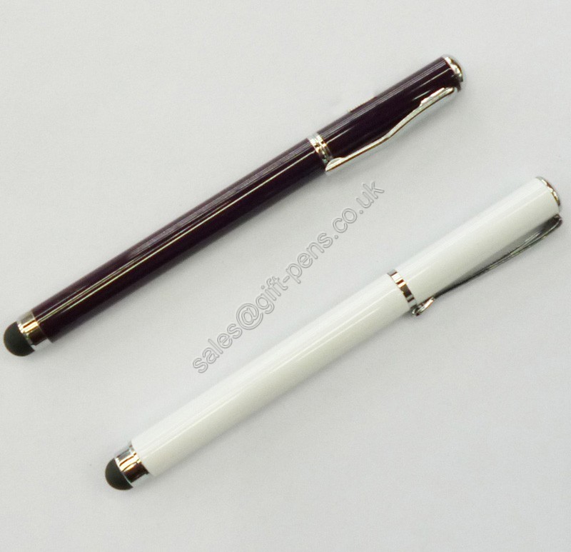 promotional printed Fashion metal Stylus Pen,metal touch ballpoint pen