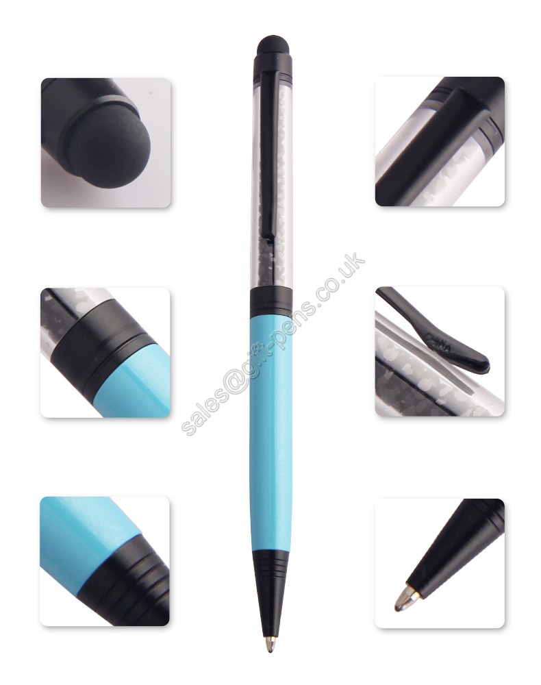 customized logo oem design touch metal ball point pen