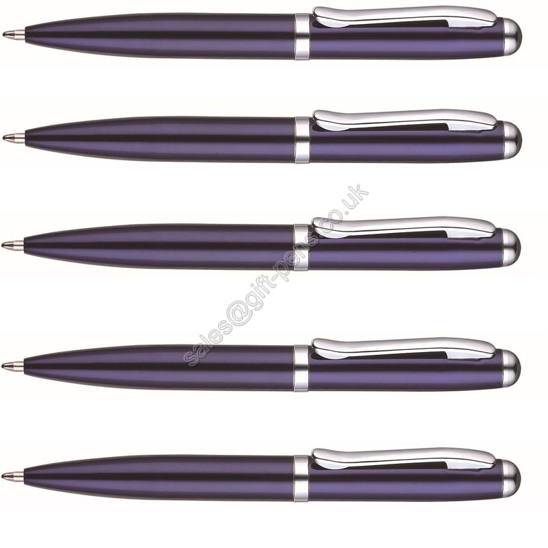 dark blue color twist ball point pen metal, advertising blue color metal ballpen