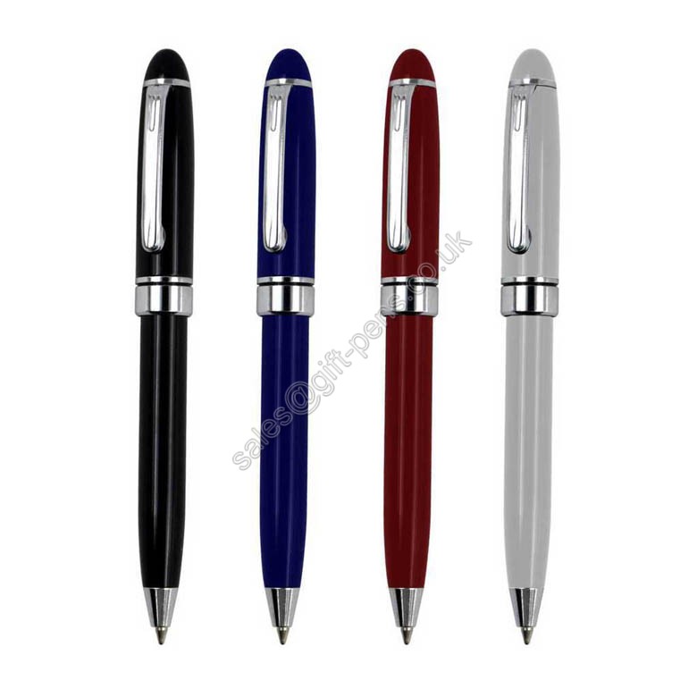 metal mechanism pen,promo slogan imprinted twist metal pen