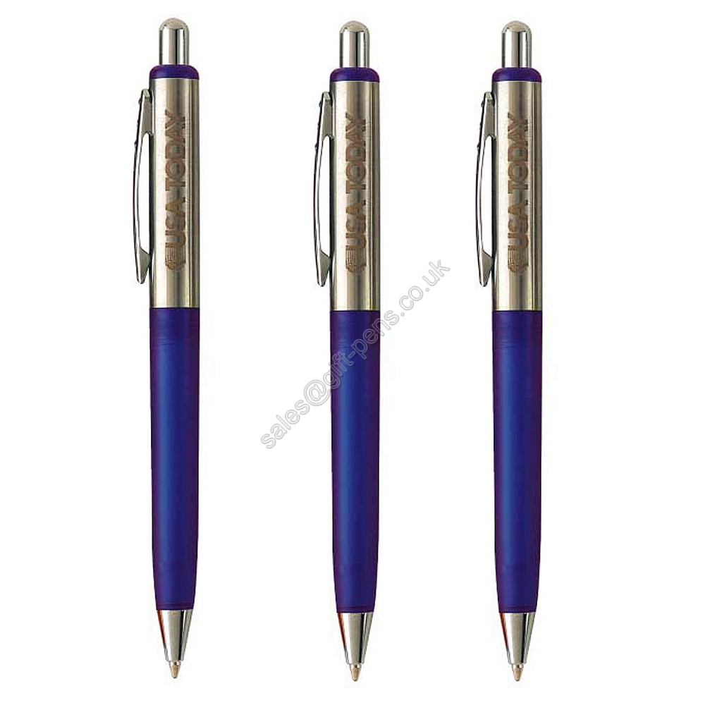 half metal ballpen,semi metal click action ballpoint pen