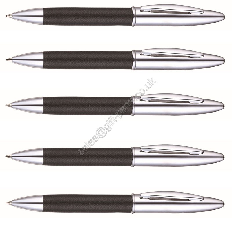 leather gift metal pen,high value pu leather grip metal ballpoint pen