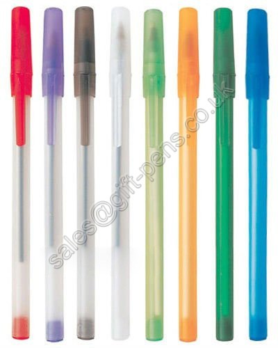 logo printed promotional advertising custom bic slogan ball pen