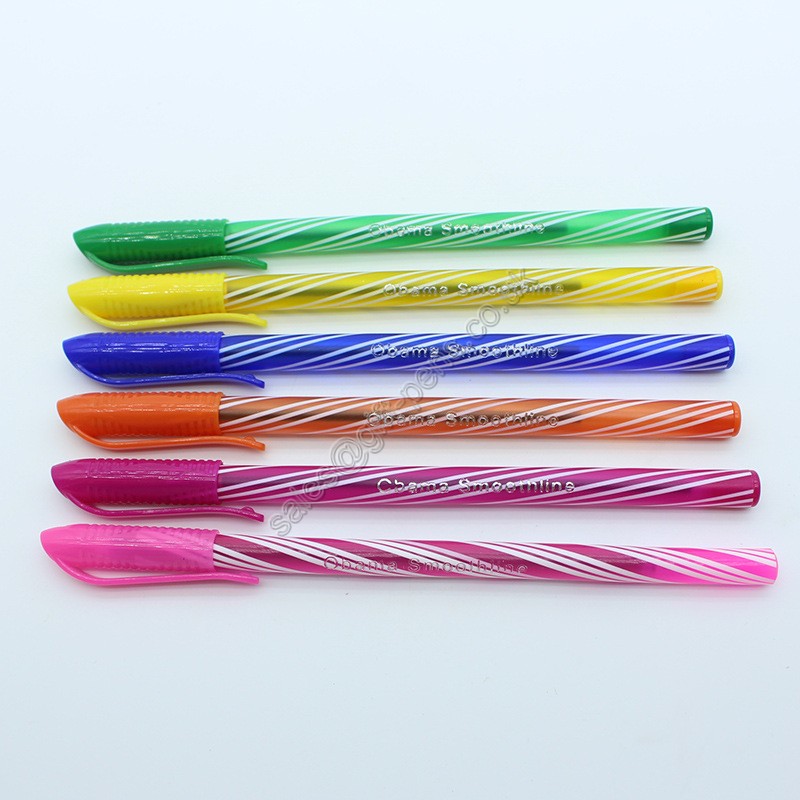 logo stamped cheap colored body school stationery writing plastic ball pen