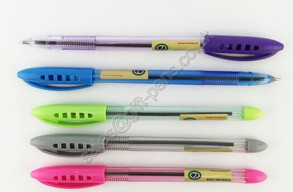 Hot Simple Office Plastic Cap Ball Pen