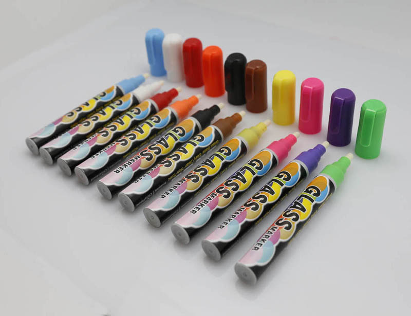 high quality Liquid Chalk Marker Pens for windows glass LED board black board