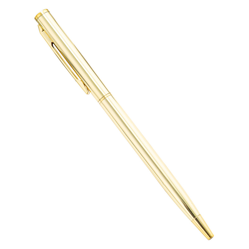 Full golden chromed metal gift pen