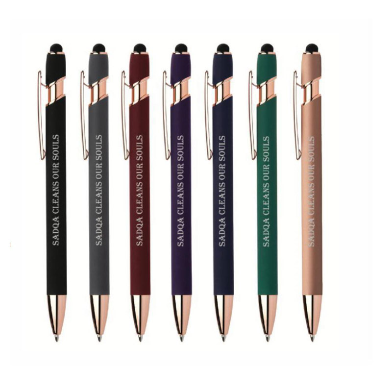 Advertising rubber metal touch screen pen