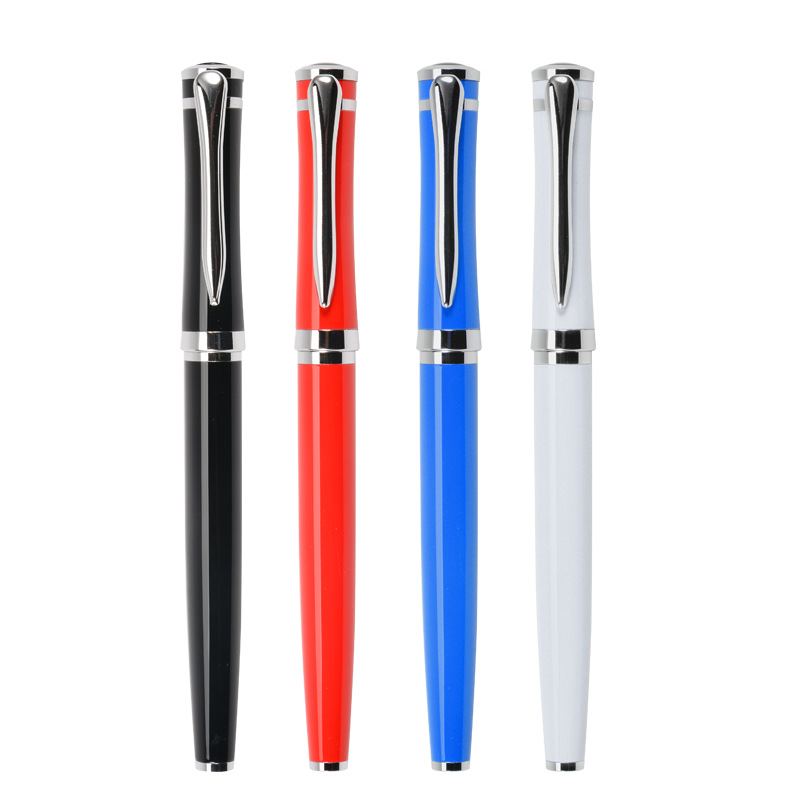 Heavy Custom logo metal roller ink pen