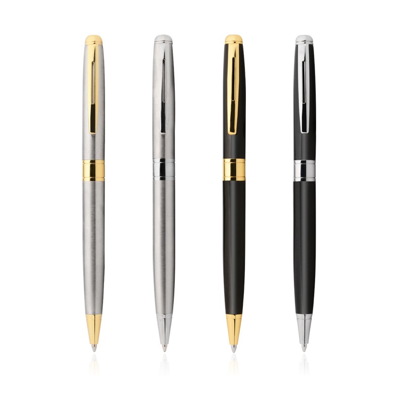 twist logo laser engraved metal pen