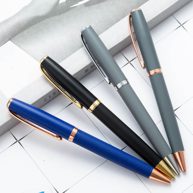 custom quality metal rotating signature pen