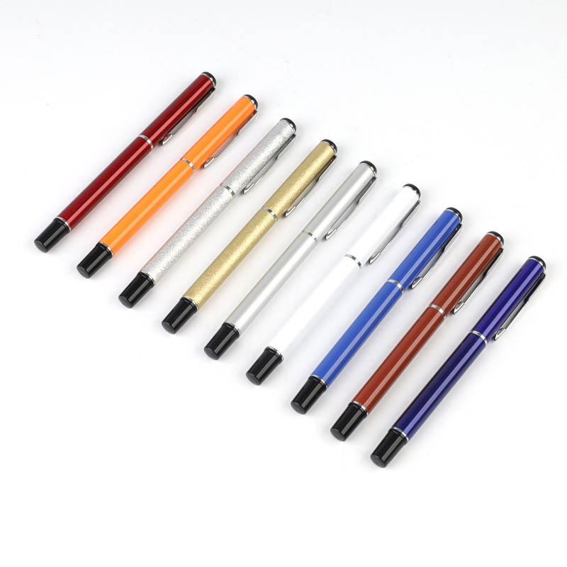 personalized engraved logo metal roller sign pen