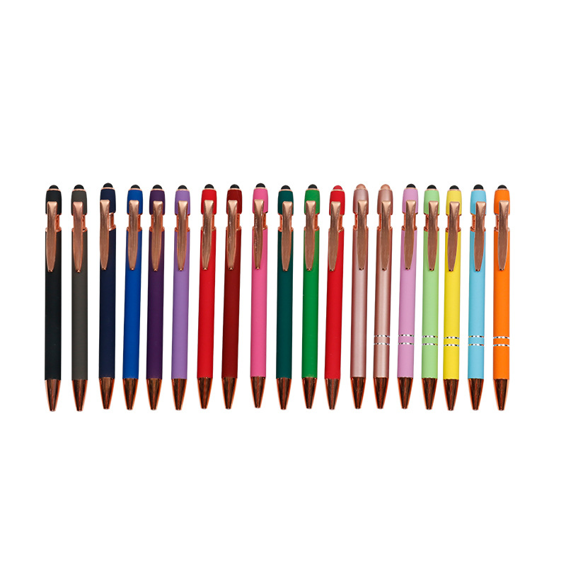 Wholesale Logo Aluminum Stylus Ball Point Pens
