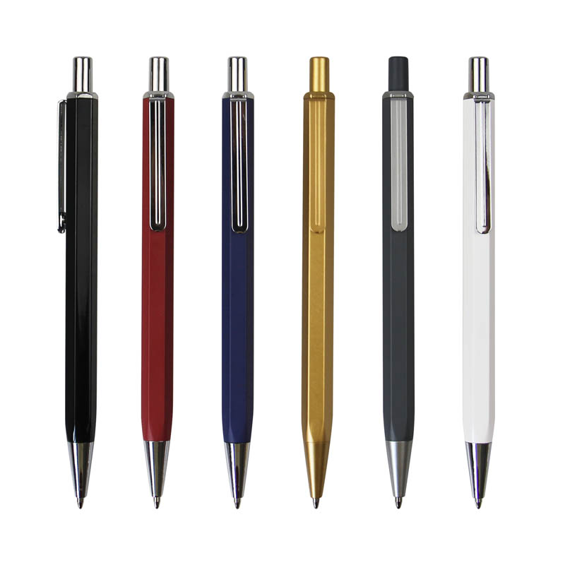 personalized hexagonal metal pen