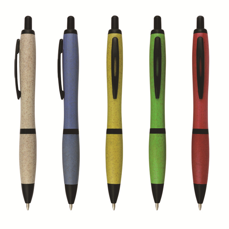 eco biodegradable Wheat Straw Ballpoint Pen