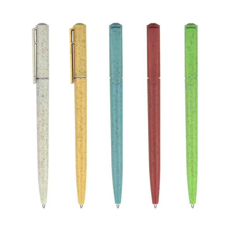 wheat straw material eco ball pen