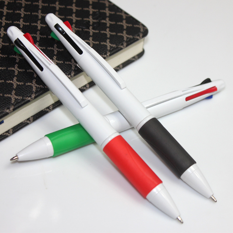 two colors plastic student pen
