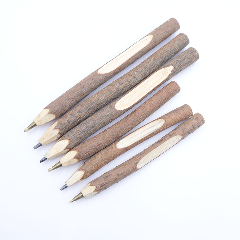 Nature wood body brand pen