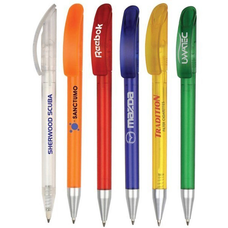 Rotate slogan printed company souvenir pen