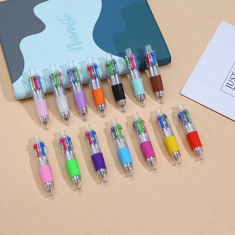 short funny kids multicolor plastic pen