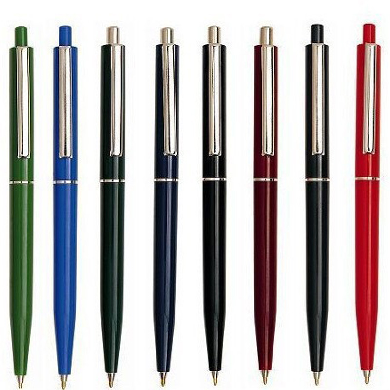 metal clip plastic ball pen