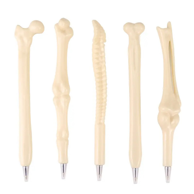 bone shape gift plastic pen