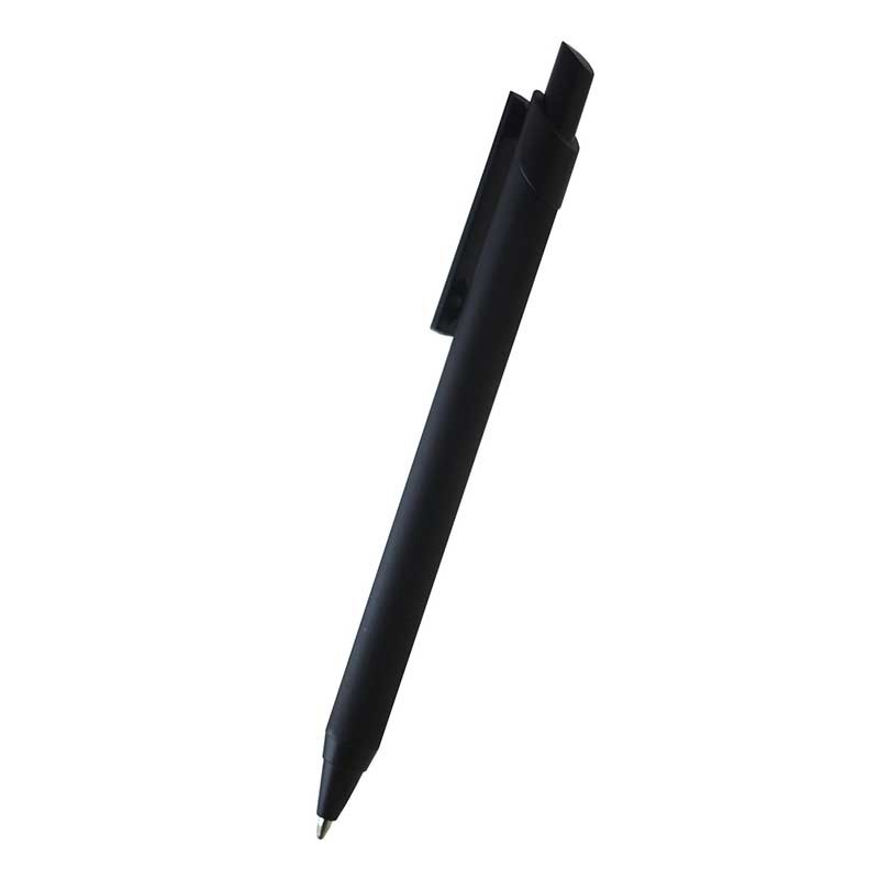 black advertising click pen