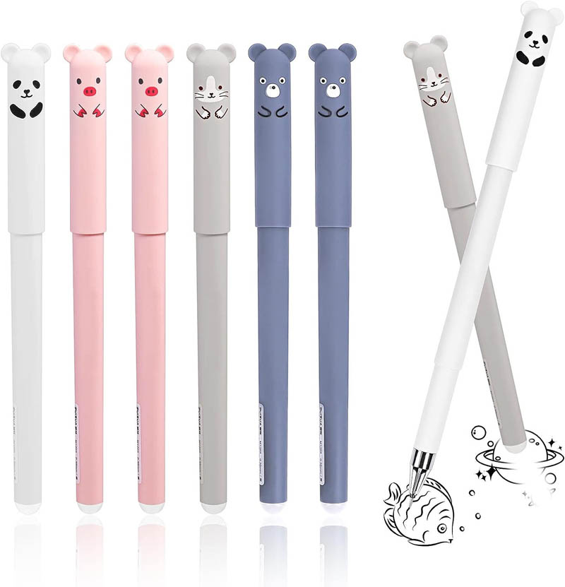 Plastic Retractable erasable Gel Pen