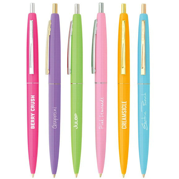 oem design click promotional logo pen